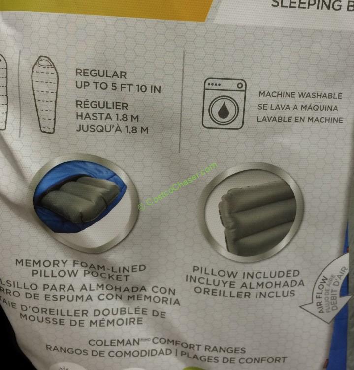 costco568034colemanhybrid2in1sleepingbagspec1 CostcoChaser
