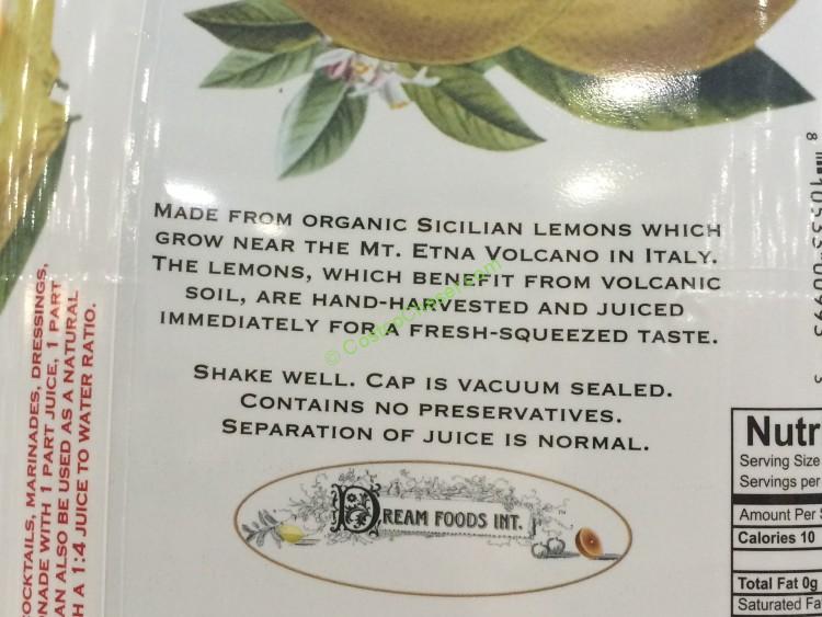 Organic 100 Lemon Juice 2/1 Liter Bottles CostcoChaser