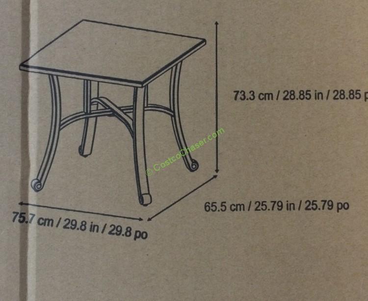 Agio International 3 PC Bistro Set CostcoChaser