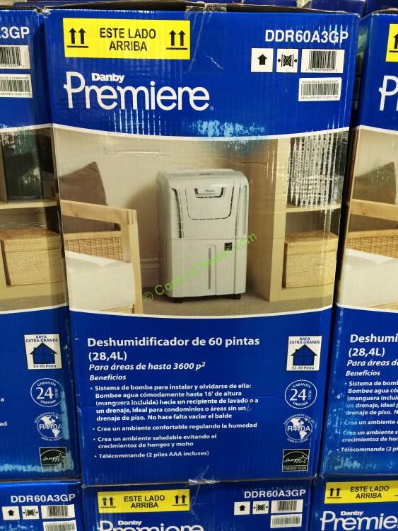 Danby 60 Pint Dehumidifier, DDR60A3GP