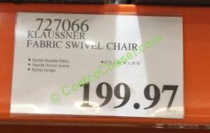 costco-727066-klaussner-fabric-swivel-chair-tag