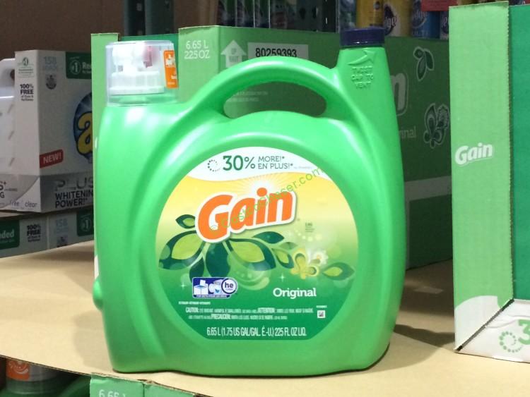 Gain High Efficiency Machines Original Liquid Detergent