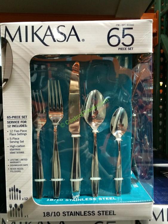 Mikasa 65PC 18/10 Stainless Steel Flatware