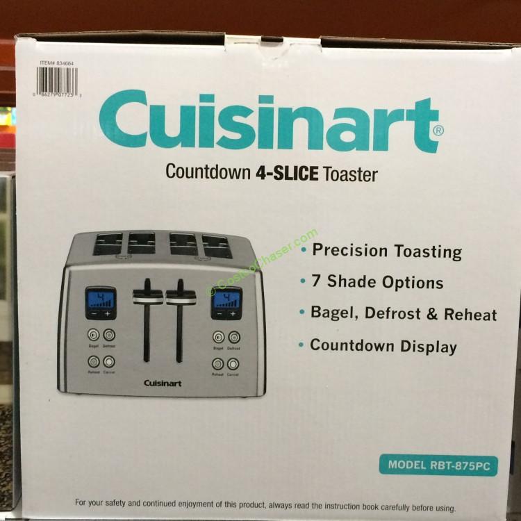 Cuisinart RBT875PC Countdown 4Slice Stainless Steel Toaster