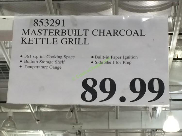 costco853291masterbuiltcharcoalkettlegrilltag CostcoChaser