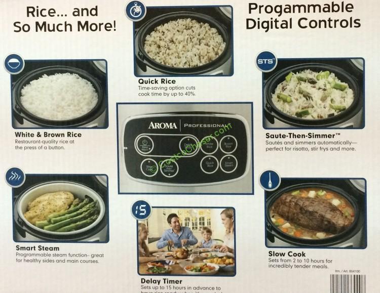 costco854100aromastainlesssteelriceslowcookerspec CostcoChaser