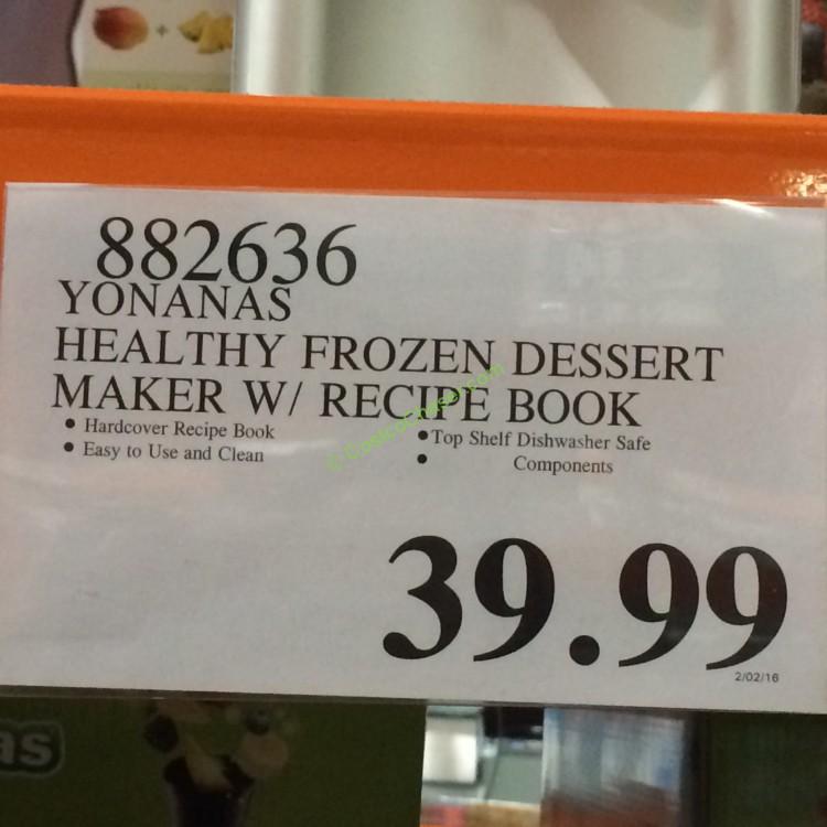 costco882636yonanashealthyfrozendessertmakertag CostcoChaser