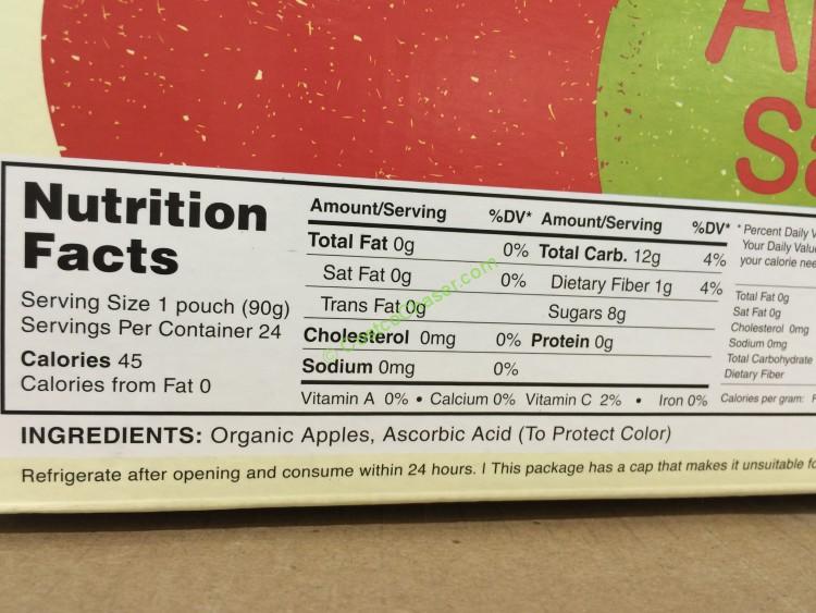 Kirkland Signature Organic Applesauce 24/3.17 Ounce Pouches CostcoChaser