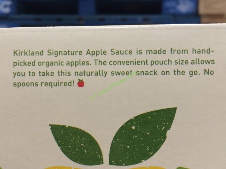Kirkland Signature Organic Applesauce 24/3.17 Ounce Pouches CostcoChaser