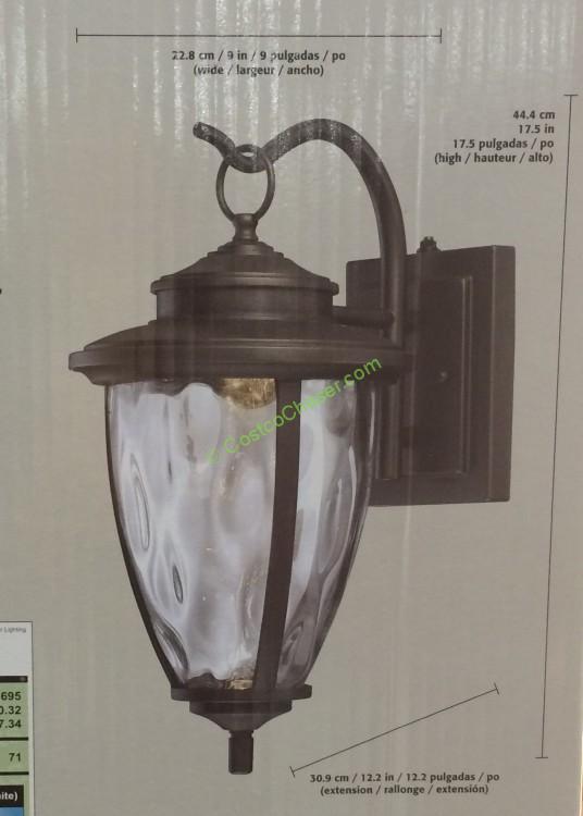 Altair Outdoor Saving LED Lantern with Oil Rubbed, Bronze Finish