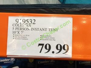 costco-919532-Coleman- 5-person -nstant-Dome-Tent-tag
