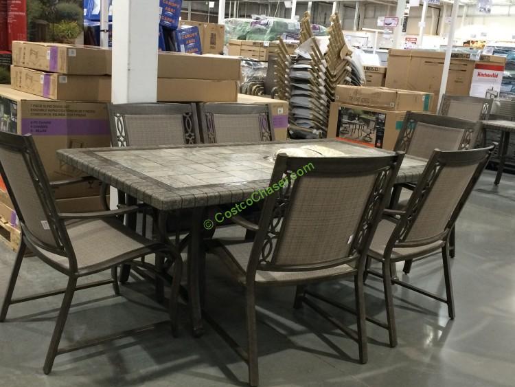 Agio International 7 Pc Sling Dining Set Costcochaser