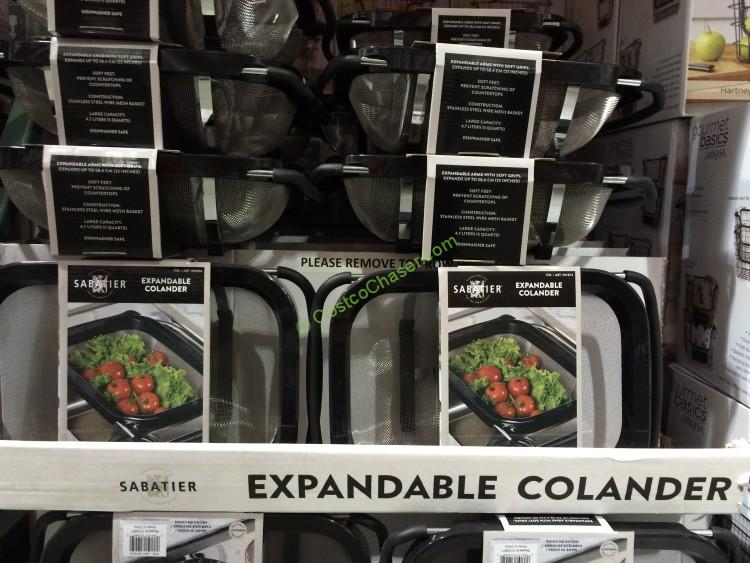 Sabatier Expandable Colander CostcoChaser