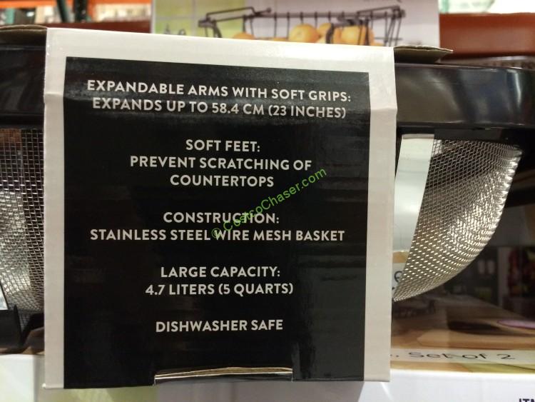 costco-941814-sabatier-expandable-colander-spec2