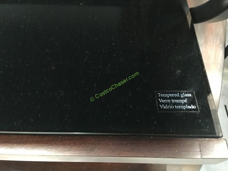 costco947732baysidefurnishings55in3in1tvstandglasstop