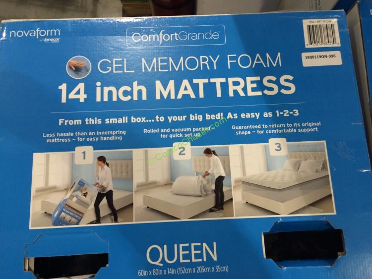 costco blackstone queen set 12 memory foam mattress