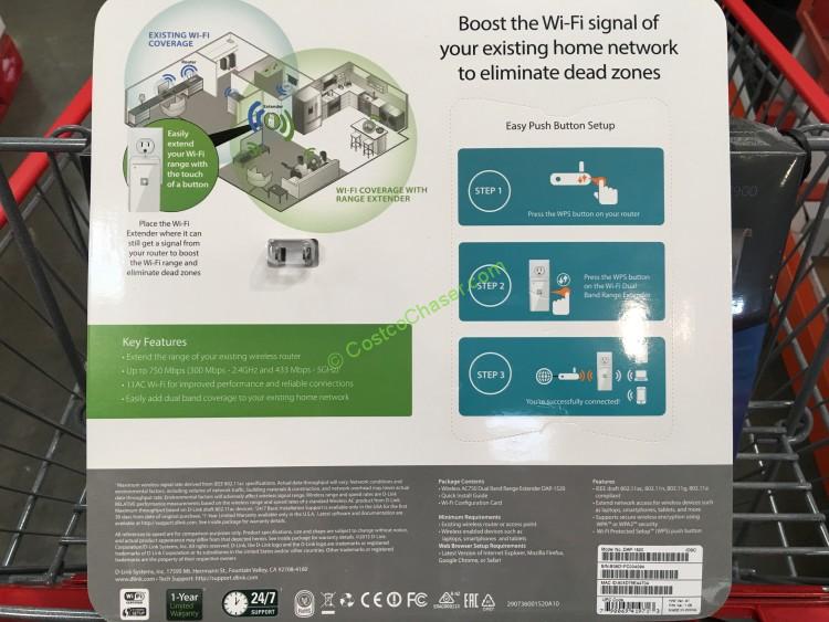 DLink Wireless AC750 Range Extender CostcoChaser