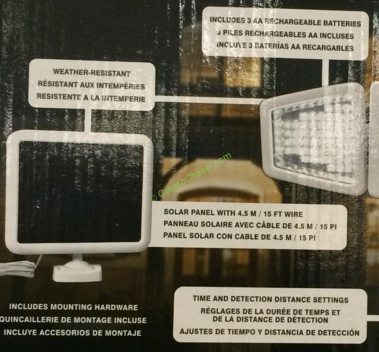 costco962690sunforce150ledsolarmotionsecuritylightsepc