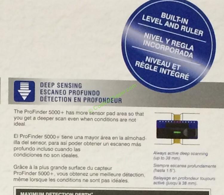 costco962795precision sensorsprofessionalstudfinderspec2