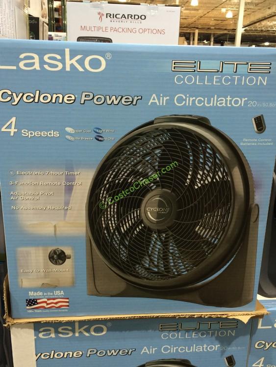 Lasko 20” Elite Collection Cyclone Fan with Remote