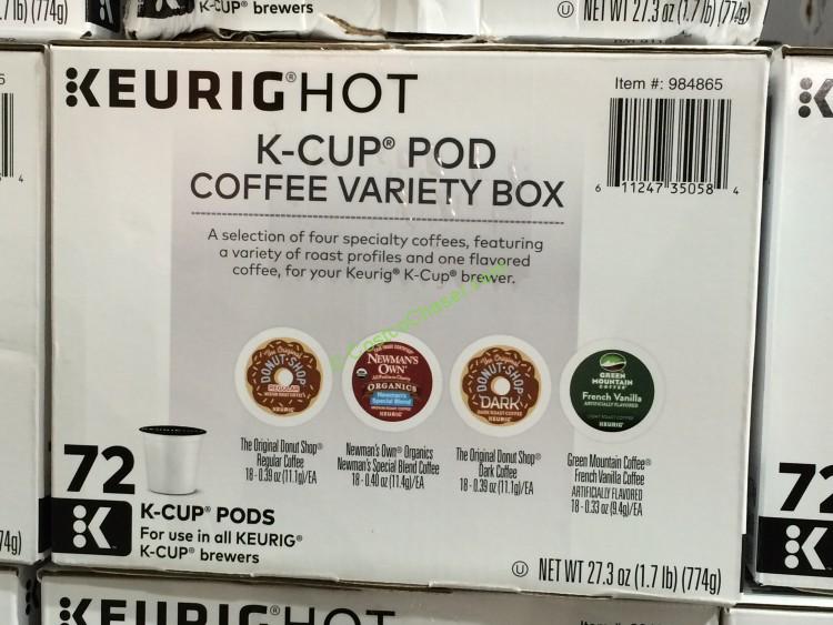 Green Mountain Coffee K-Cup Variety Pack  72-Count