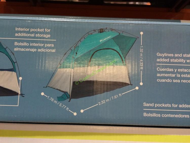 costco990564LIGHTSPEEDQUICKSHELTERsize CostcoChaser