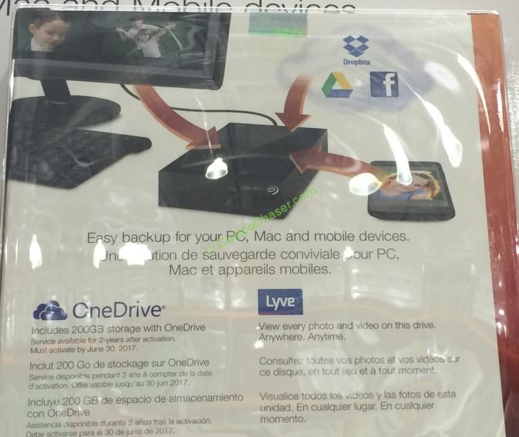 Seagate 5TB Backup Plus Desktop External Hard Drive CostcoChaser