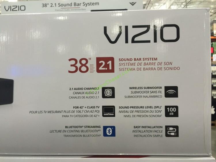 costco993821vizio2.1channelsoundbarwithwirelesssubwooferspec