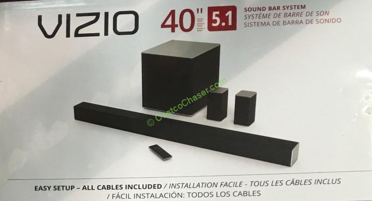 Vizio 5.1 Channel Soundbar Home Theater with Wireless Sub (SB4051)