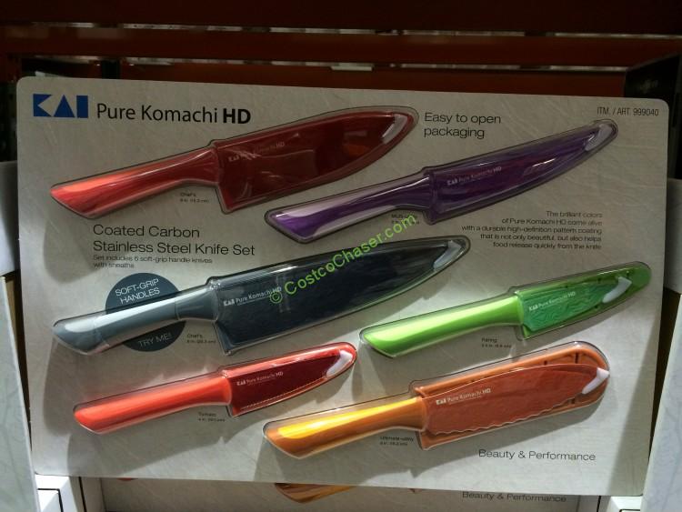 Kai Pure Komachi HD 6-PC Knife Set With Sheaths