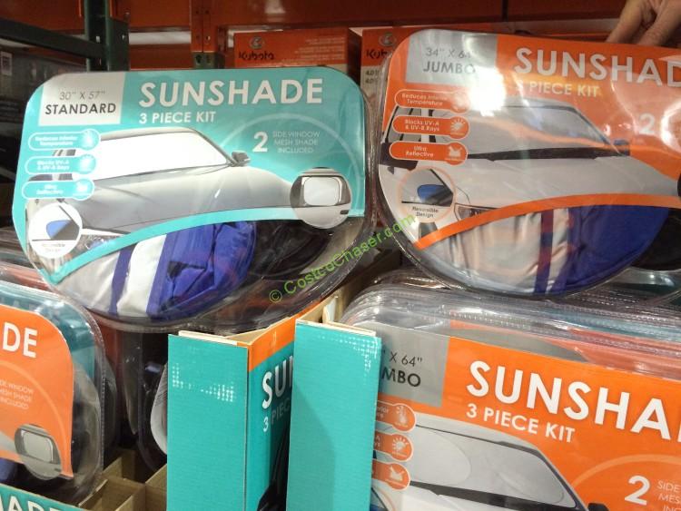 Winplus Auto Sunshade Car Interior Protection Kit CostcoChaser