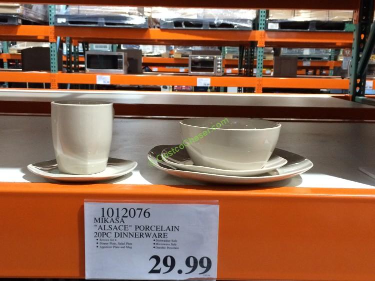 Mikasa Alsace Procelain 20PC Dinnerware Set CostcoChaser