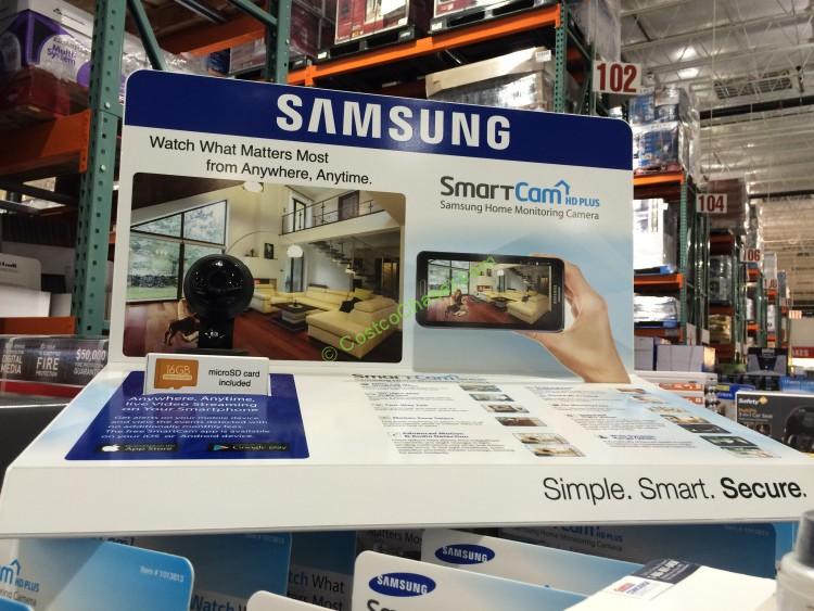 Samsung SmartCam HD Plus 1080p Wi-Fi IP Monitoring Camera Bundle SNH-V6414BN