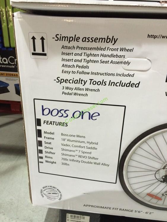 costco1014315infinityhybrid7speedaluminumbicyclespec CostcoChaser