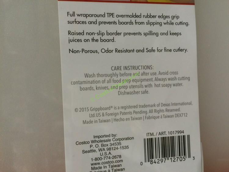 Dexas 3PK Grippboard Cutting Board CostcoChaser