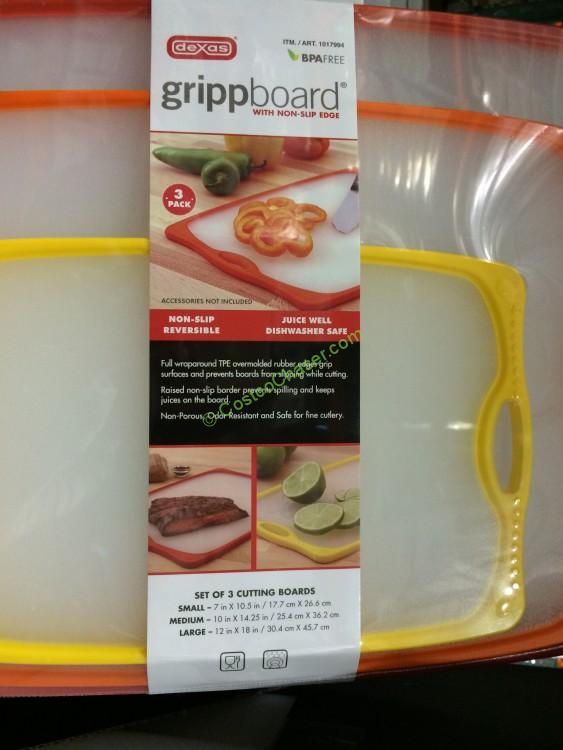 Dexas 3PK Grippboard Cutting Board CostcoChaser