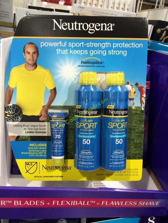 Neutrogena  CoolDry Sport Sunscreen Spray SPF 50 + Lotion SPF 70