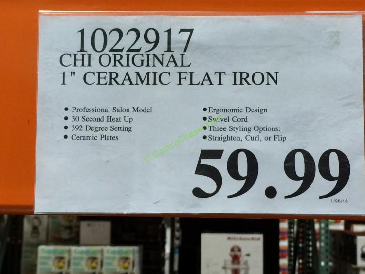 Chi Original 1 Inch Ceramic Flat Iron CostcoChaser