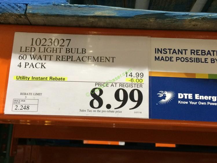 costco1023027ledlightbulb60wattreplacementtag.jpg CostcoChaser