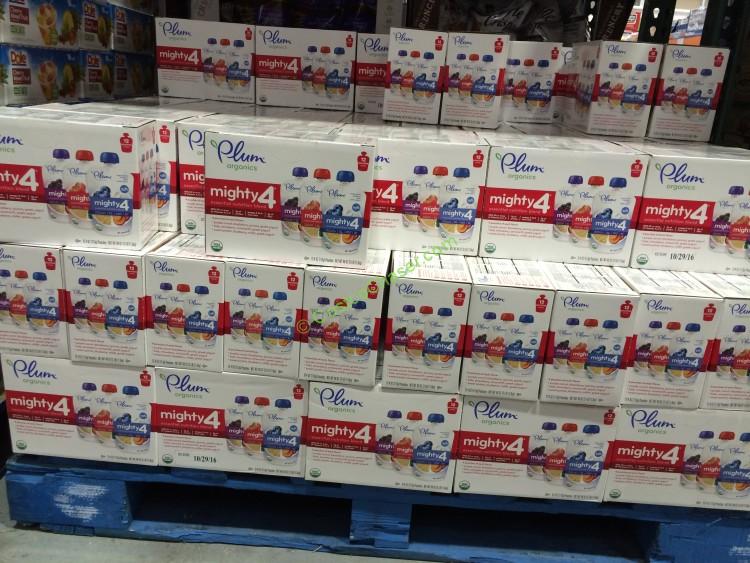 Plum Organics Mighty 4 Variety Pack 12/4 Ounce Pouches CostcoChaser