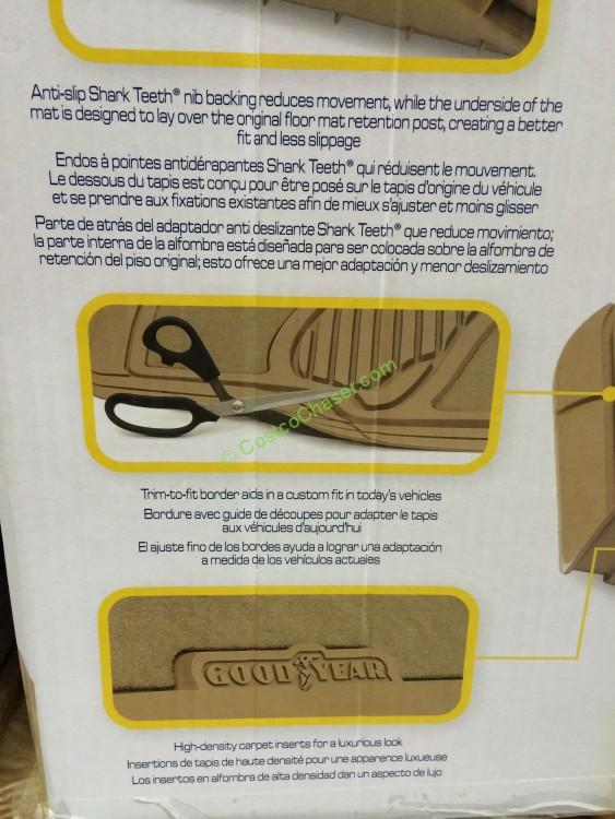 costco1035775goodyear4piececarmatsetspec CostcoChaser