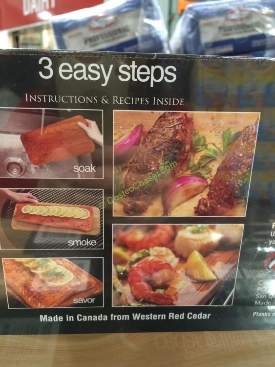 costco1038622coastalcuisinecedargrillingplankssteps CostcoChaser