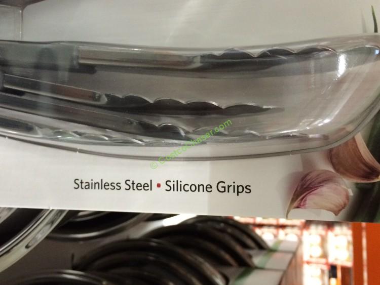 Tramontina Stainless Steel 4PK Tongs with Silicone Grip CostcoChaser