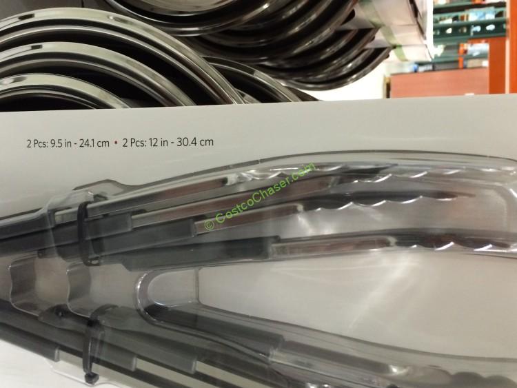 Tramontina Stainless Steel 4PK Tongs with Silicone Grip CostcoChaser
