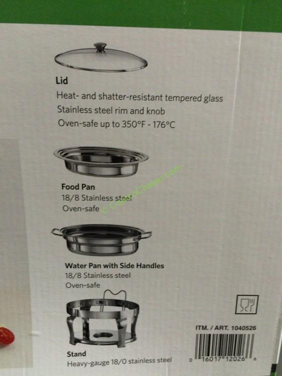 Tramontina 4.2QT Chafing Dish Stainless Steel CostcoChaser