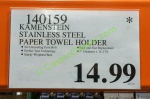 costco-140159-Kamenstein-Stainless-Steel-Paper-Towel-Holder-tag