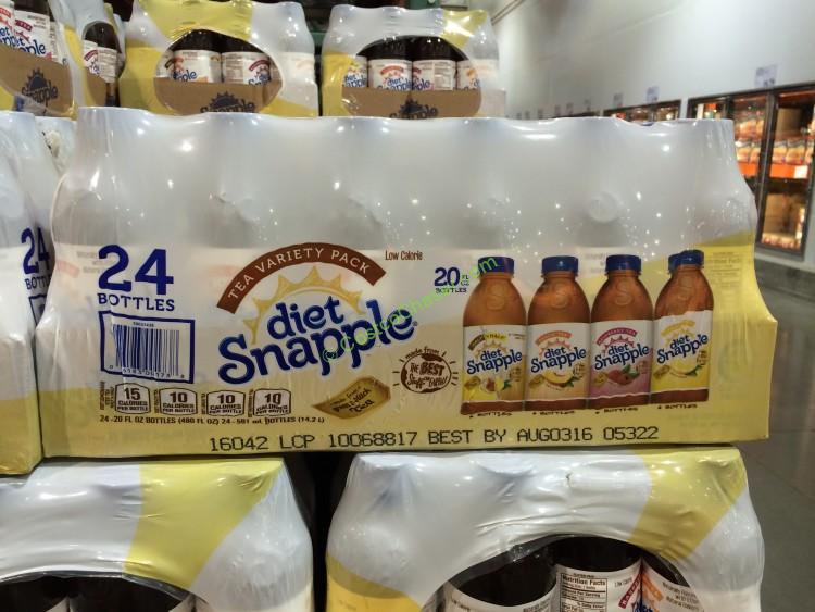 Snapple Diet Tea Variety Pack 24/20 Ounce Bottles