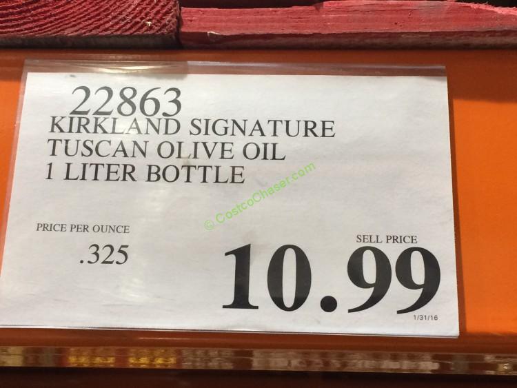 costco22863kirklandsignaturetuscanoliveoiltag CostcoChaser