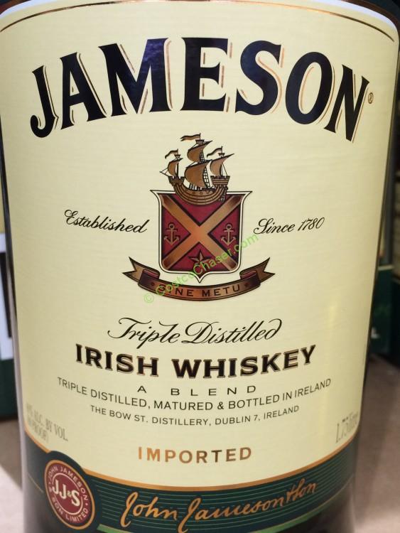 Jameson Irish Whiskey Ireland 1.75 Liter CostcoChaser