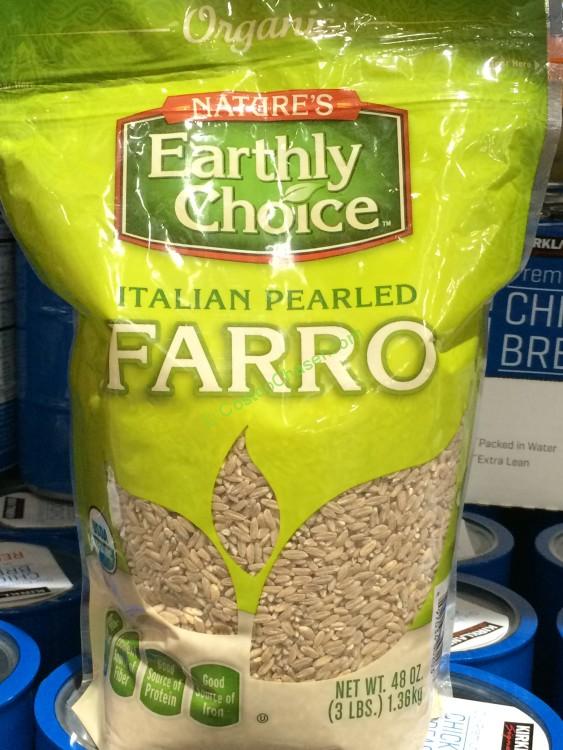 Organic Nature’s Earthly Choice Farro 3 Pound Bag
